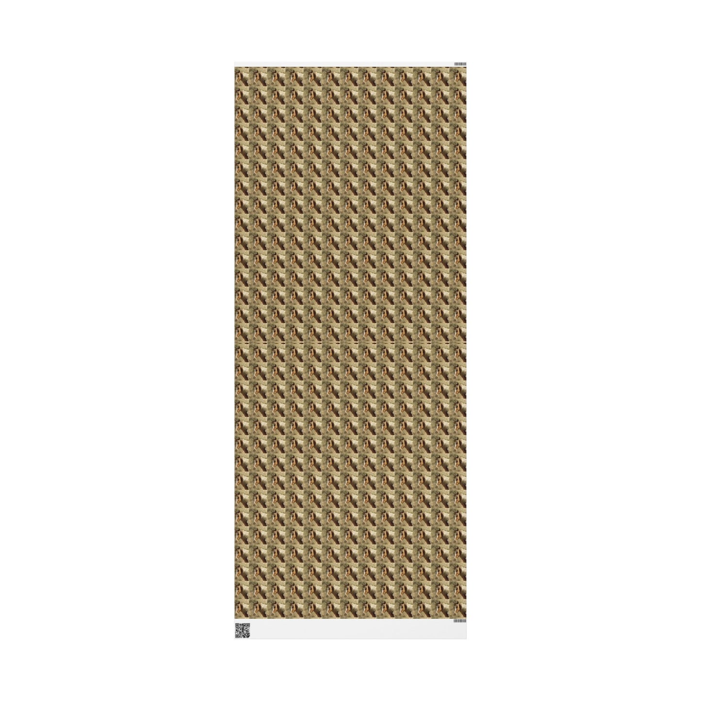 Wrapping Paper - Rustic Horse Pattern Gift Wrap