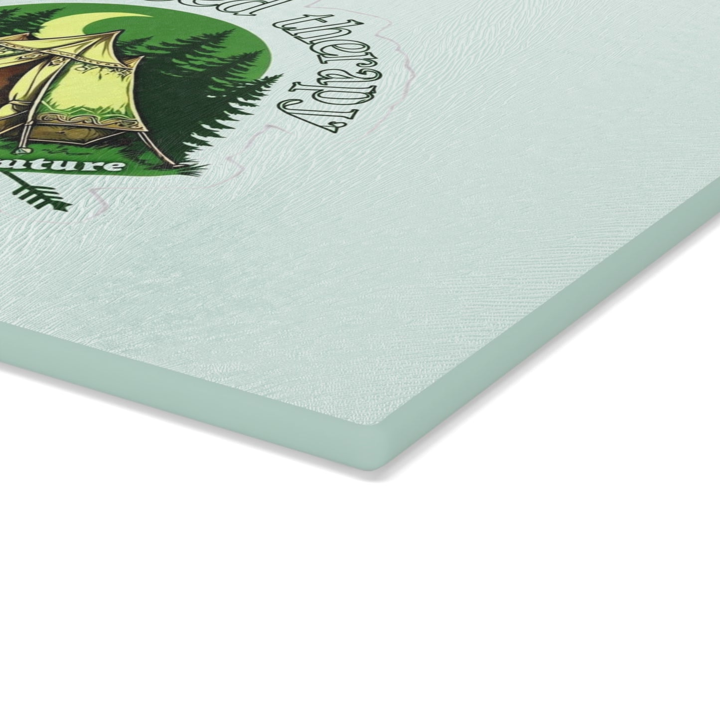 Outdoor Escape Glass Cutting Board - Perfect for Camping Lovers