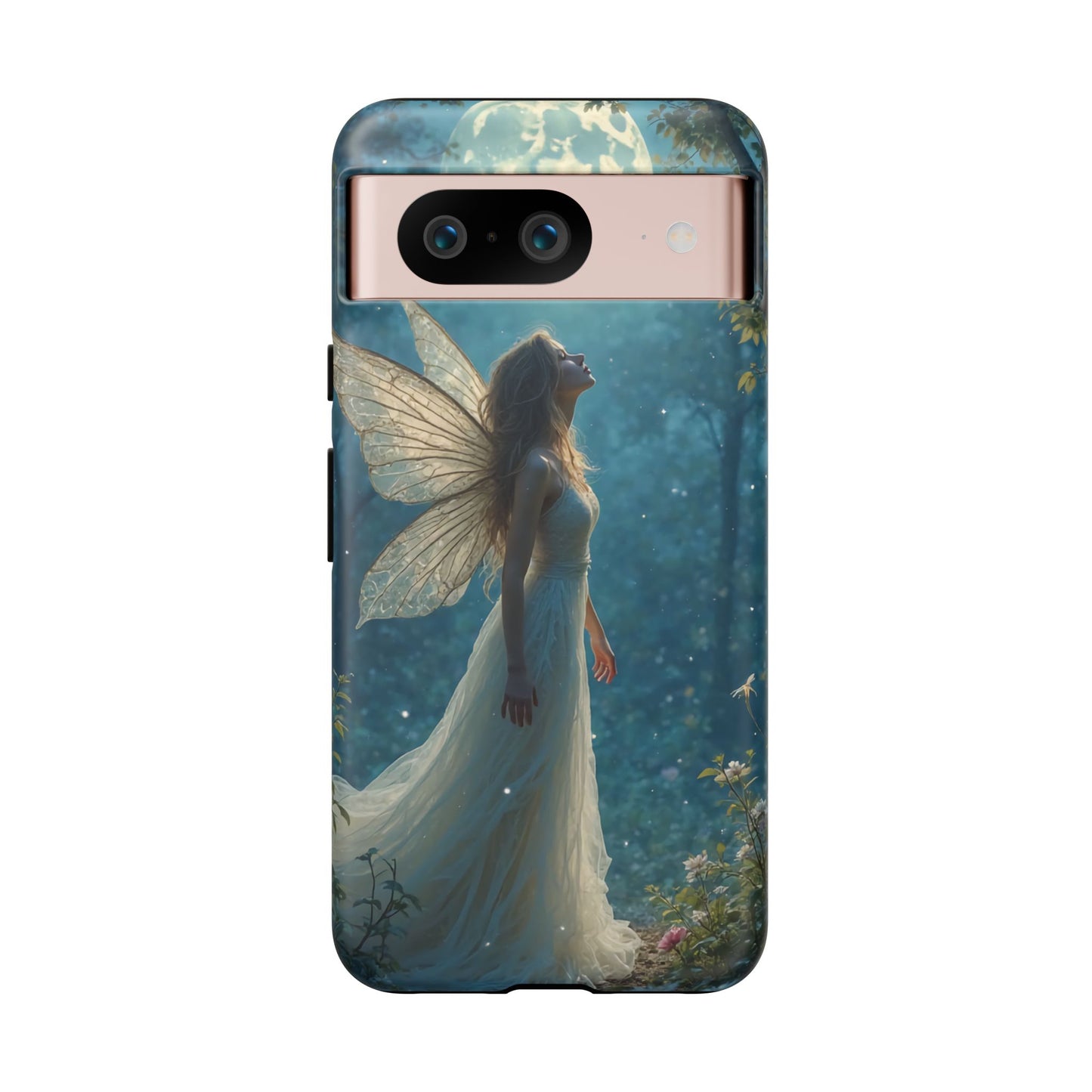 Fairy Moon Phone Case | Tough Cases for Nature Lovers, Fantasy Gift, Boho Phone Accessory, Ethereal Aesthetic, Magical Design
