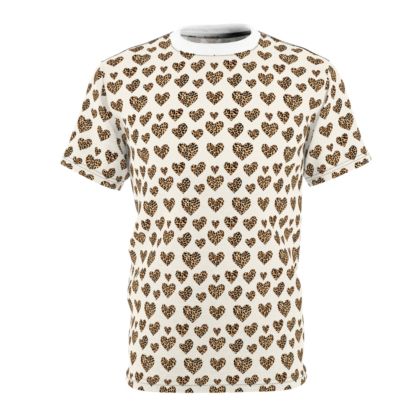 Leopard Heart All-Over Print Tee