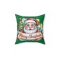 Christmas Santa Pillow — Merry Christmas Decorative Square Throw Pillow
