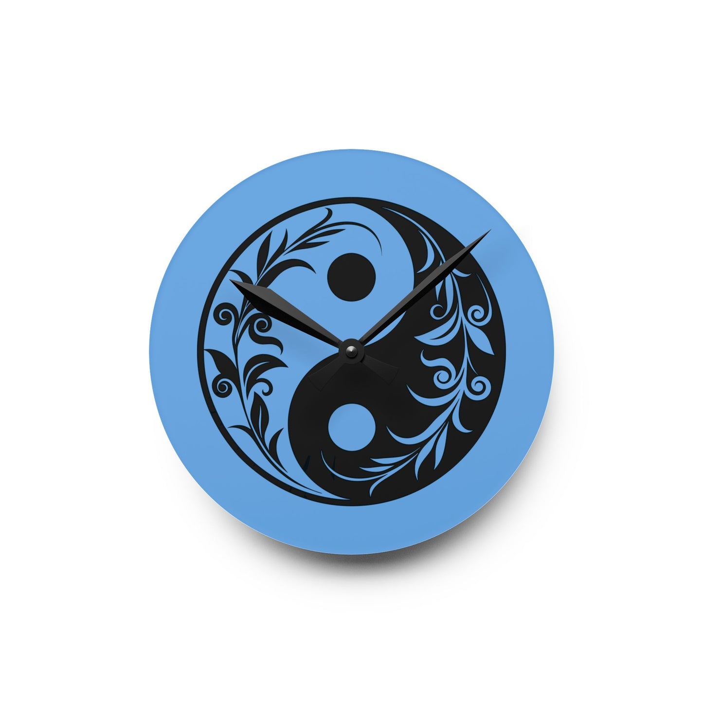 Yin Yang Acrylic Wall Clock