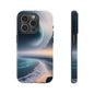 Galaxy Ocean Phone Case — Surreal Planet Beach Tough Case