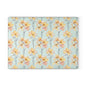 Floral Magnolia Glass Cutting Board — Pastel Yellow Blossom Kitchen Decor