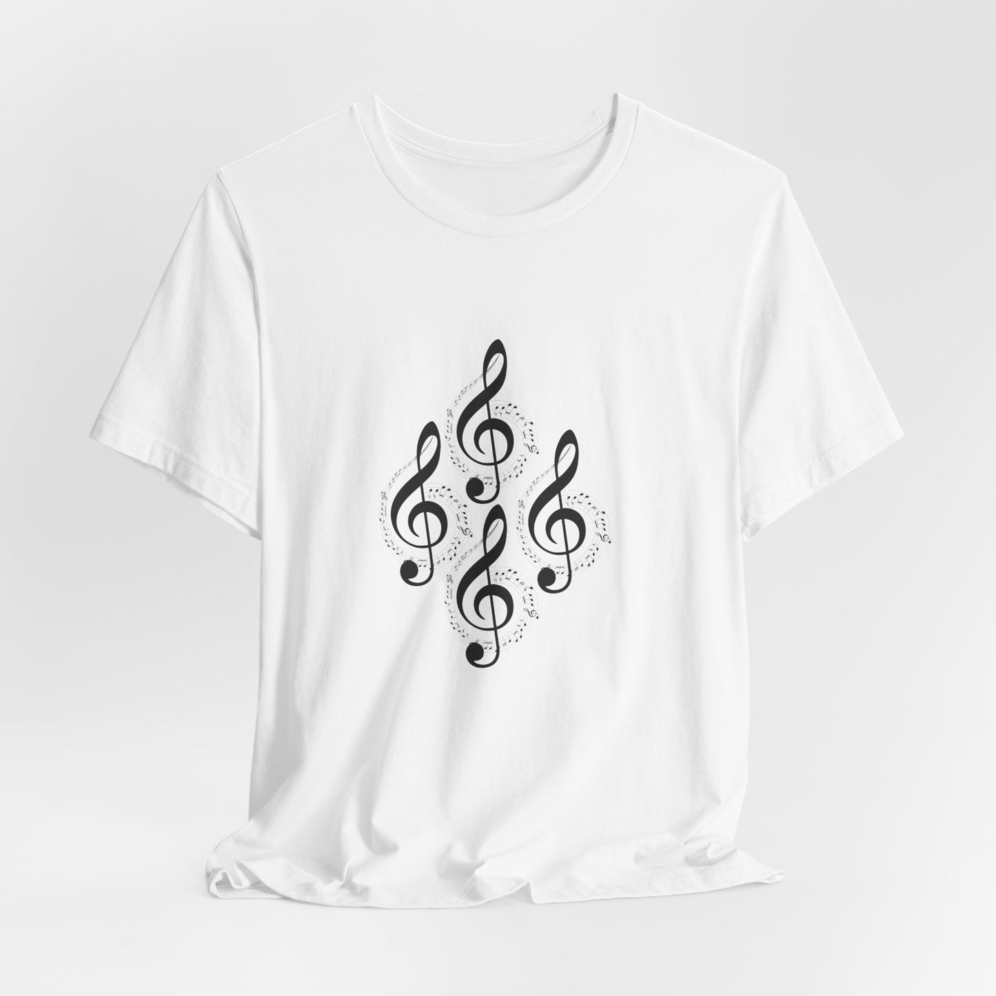 Musical Notes Tee - Perfect for Music Lovers, Casual Wear, Concerts, Festivals, Unique Gift Idea