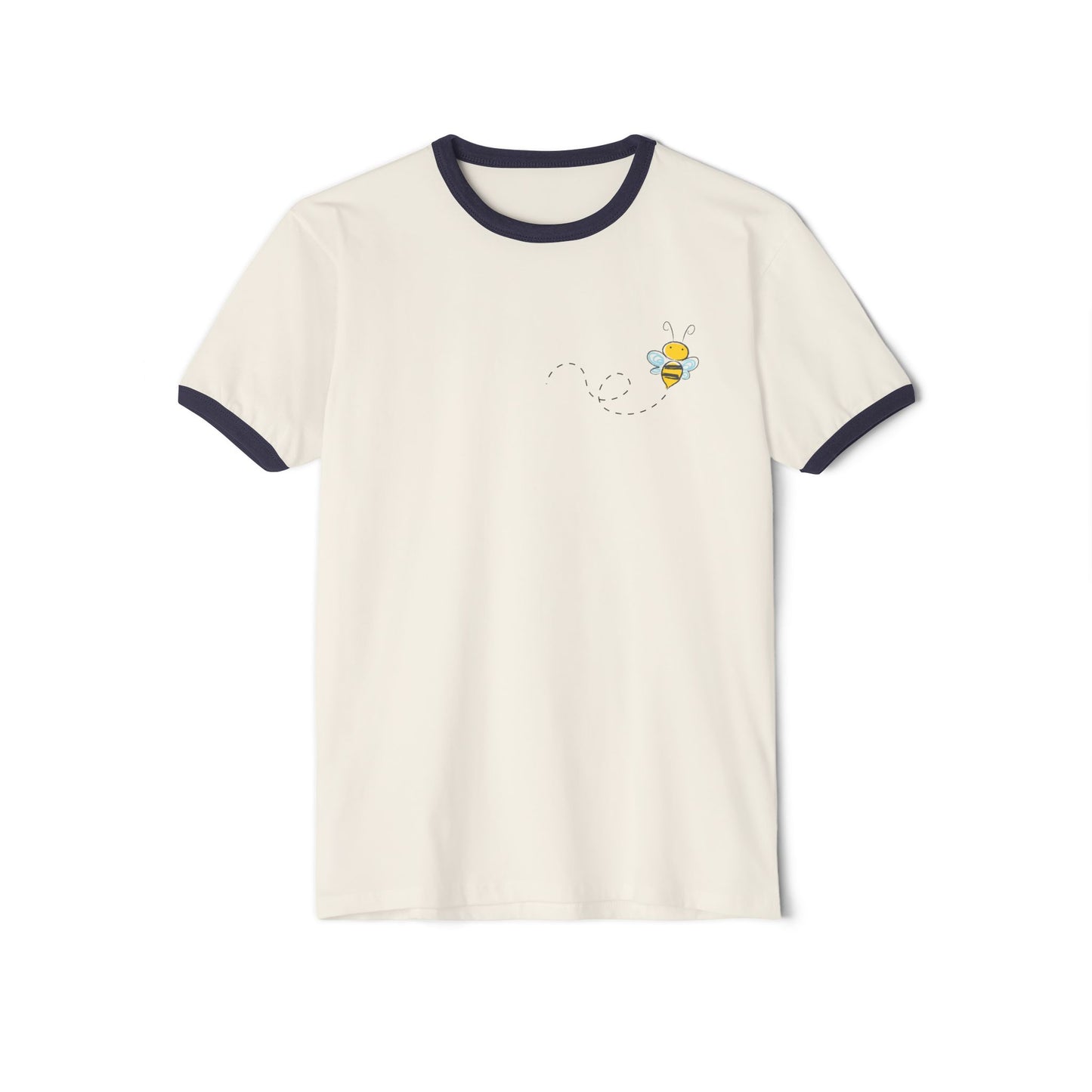 Vintage Floral Ringer Tee – '7 Rare Ever-Blooming Roses' Retro Bouquet Graphic