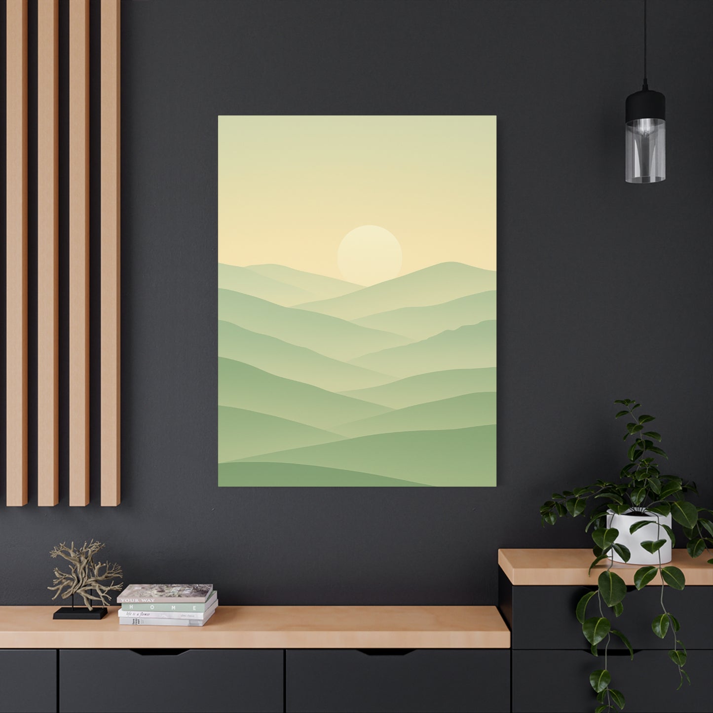 Matte Canvas, Stretched, 1.25" Sunset or Sunrise