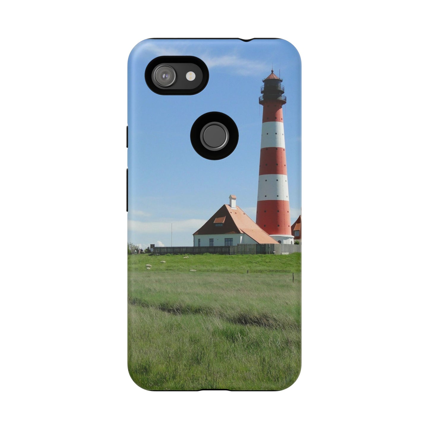 Lighthouse Phone Case - Coastal Vibes, Nautical Gift, Ocean Lover Accessory, Beach Aesthetic, Customizable Design