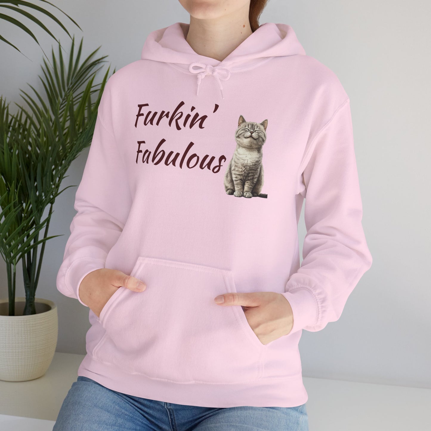 Furkin' Fabulous Cat Hoodie — Cute Kitten Graphic Sweatshirt