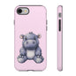 Cute Hippo Phone Case - Tough Cases, Animal Phone Cover, Kawaii Accessories, Gifts for Kids, Unique Tech Gear