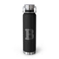 Personalized Copper Insulated Water Bottle, 22oz - "B" Custom Monogram