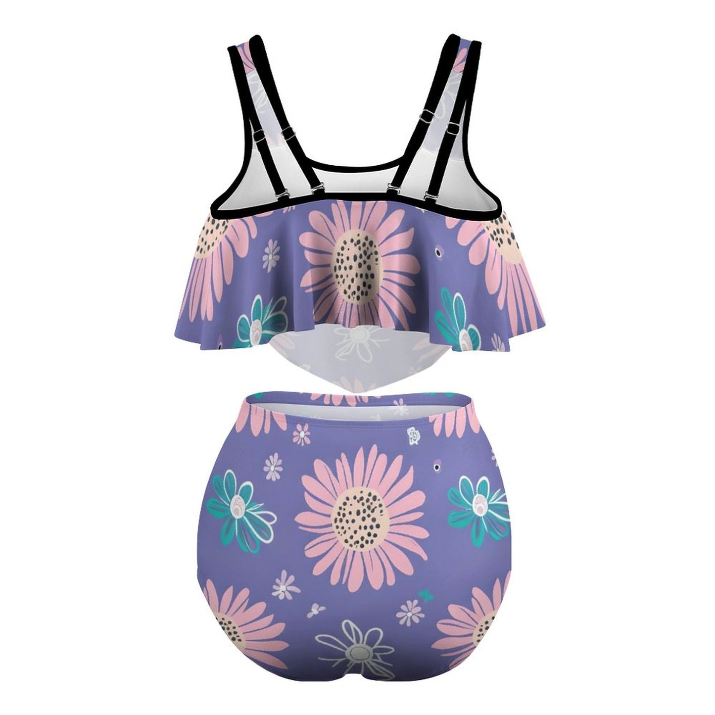 Plus Size Women's Two piece Swimsuit with Tankini