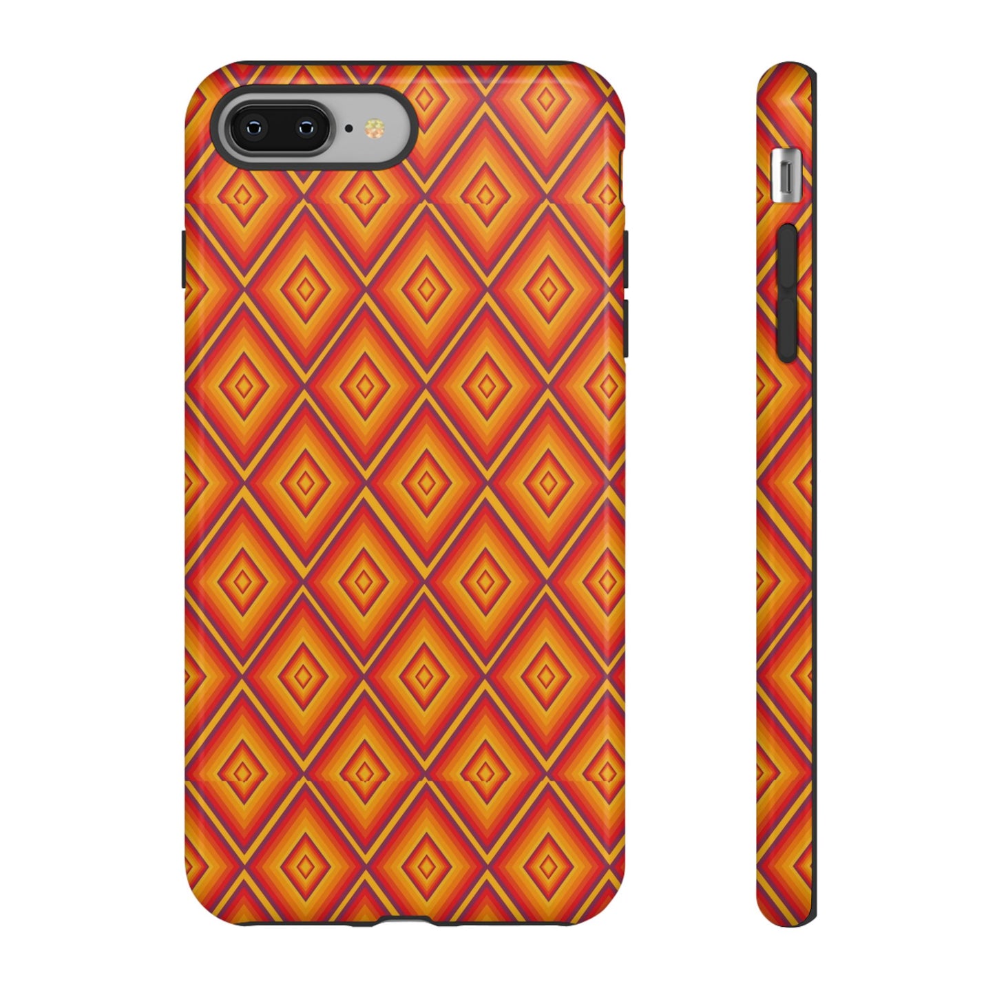 Geometric Phone Case, Tough Cases for Protection, Stylish Smartphone Cover, Vibrant Patterned Phone Accessory, Unique Gift Idea, [...]