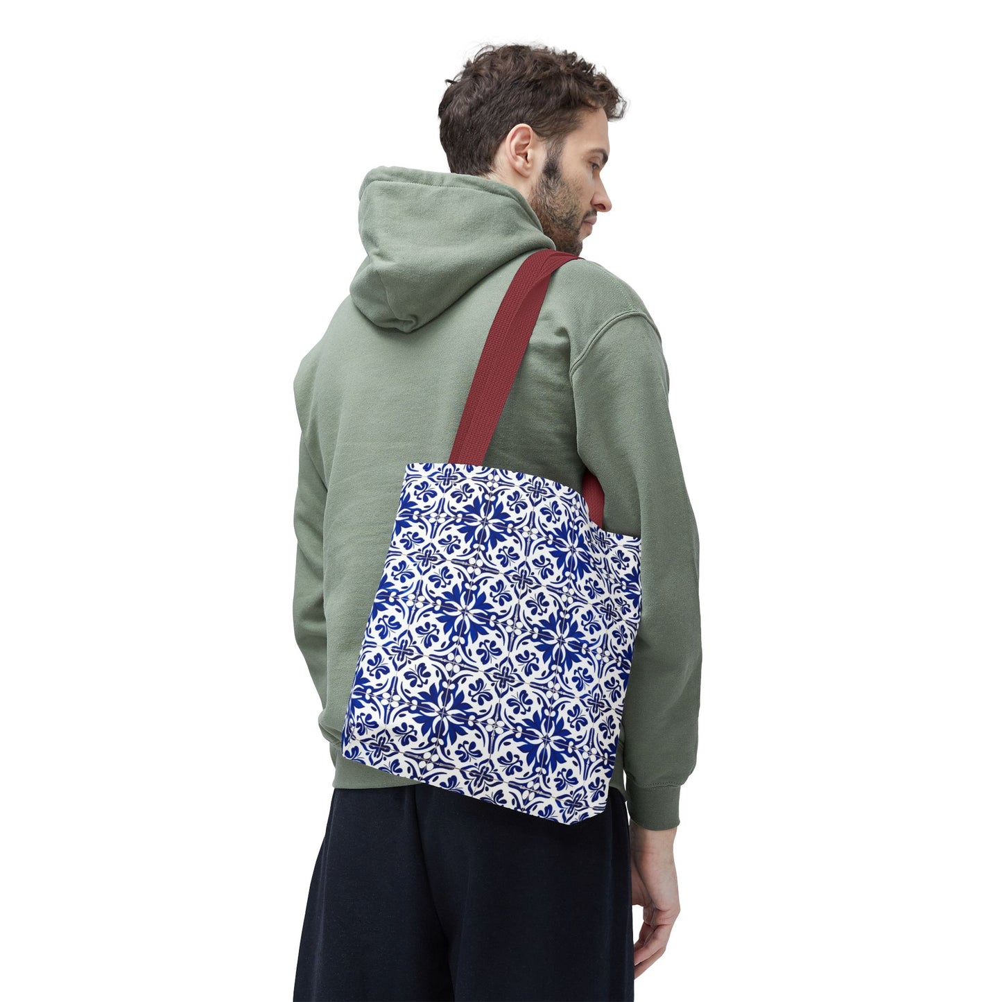 Blue Moroccan Tile Tote Bag