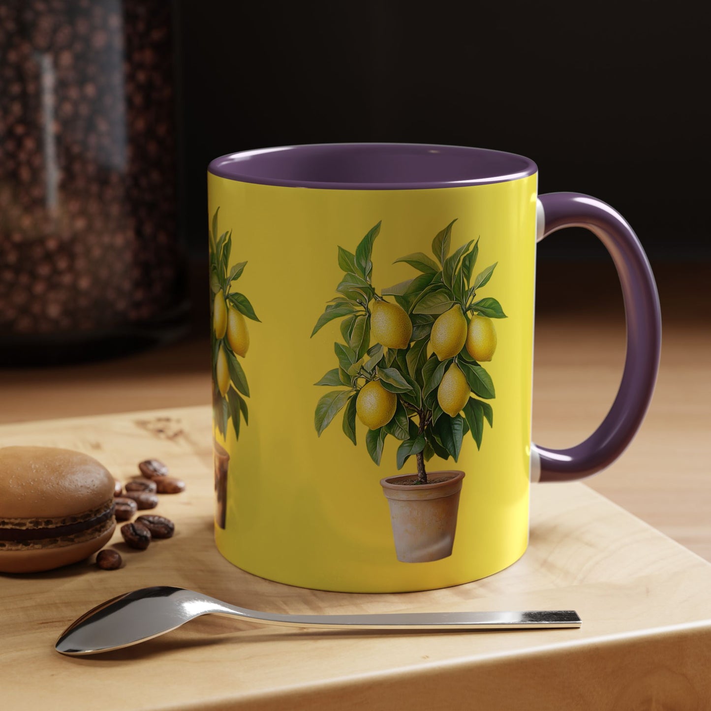 Lemon Tree Accent Coffee Mug - Cheerful Gift for Garden Lovers, Unique Kitchen Decor, Spring Celebration, Housewarming Present, [...]