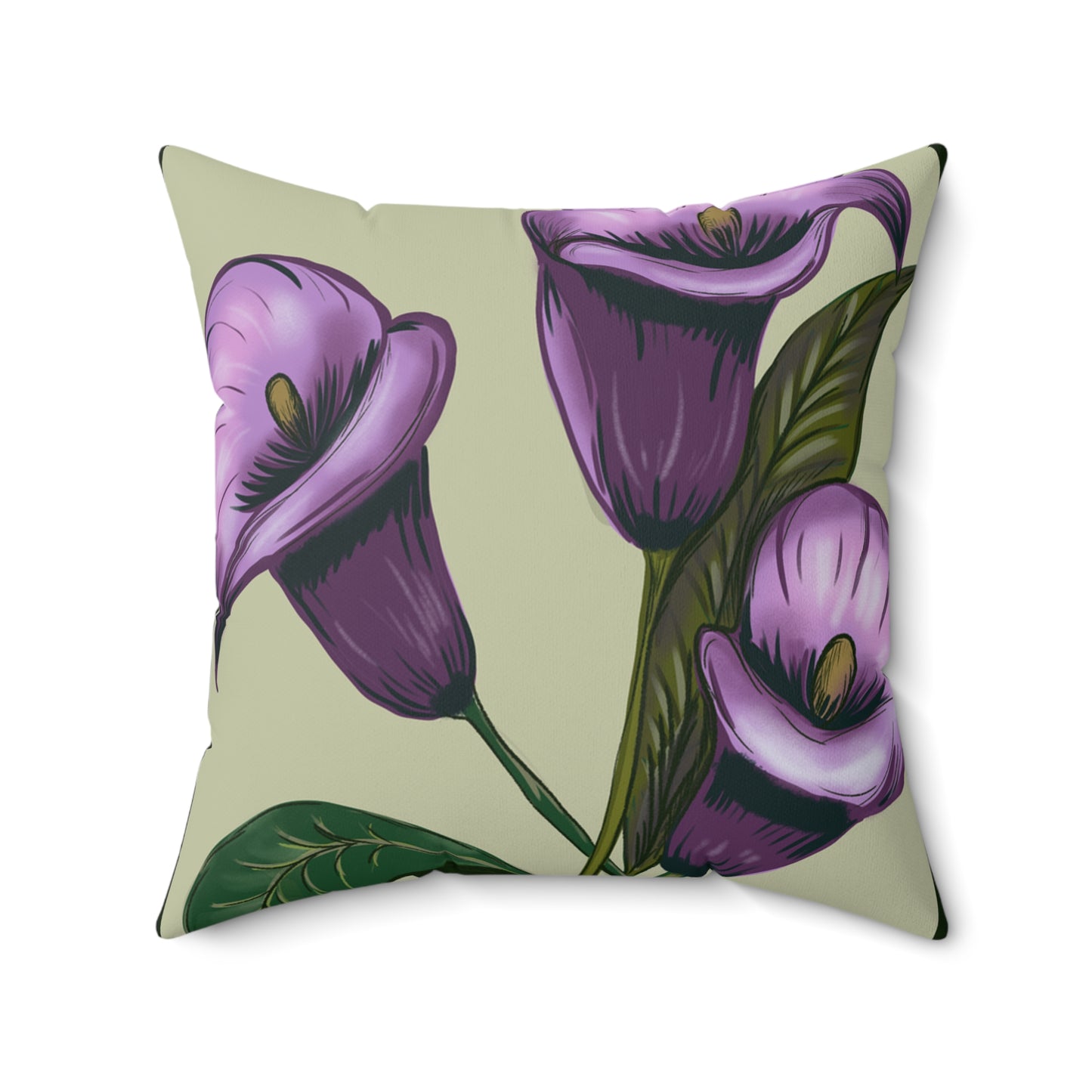 Spun Polyester Square Pillow