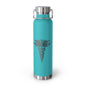 Stylish Copper Insulated Water Bottle, 22oz, Perfect for Active Lifestyles, Gifts for Healthcare Workers, Eco-Friendly, Exercise, Travel