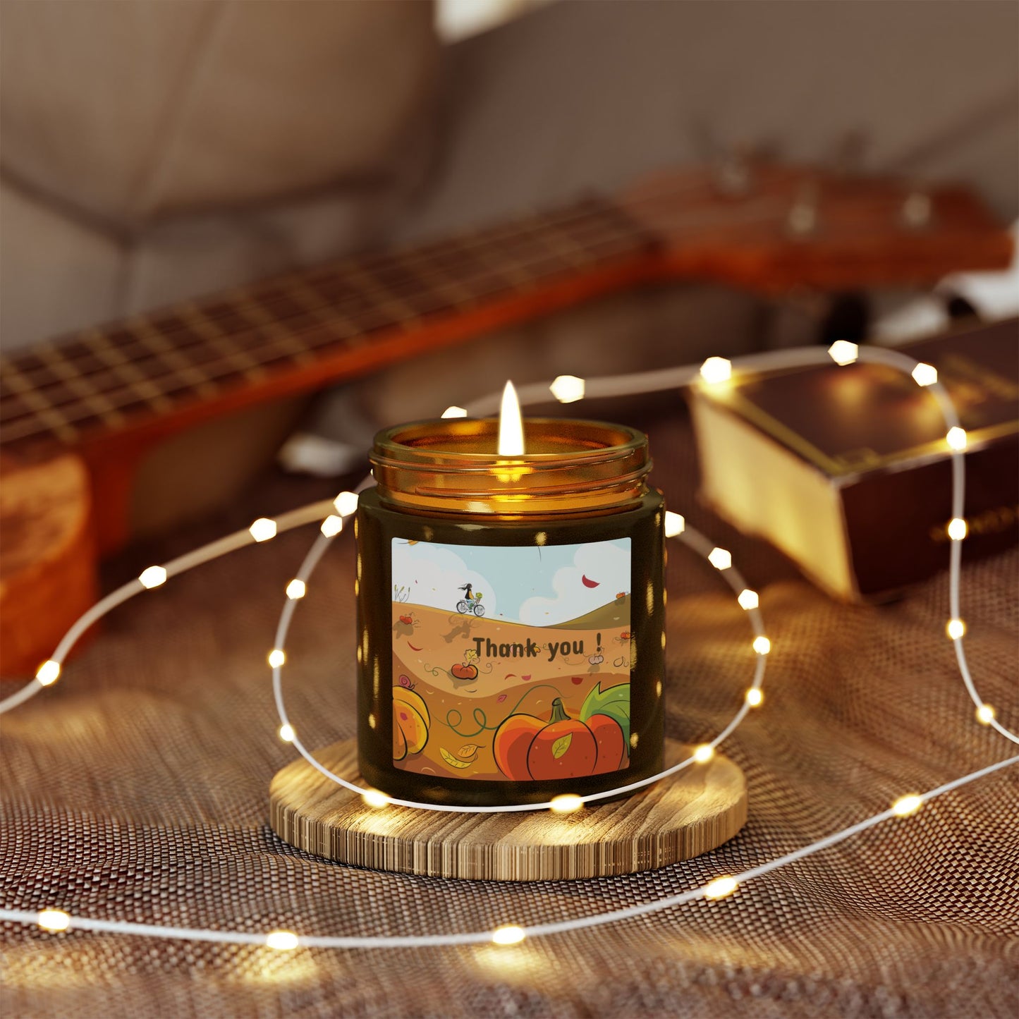 Scented Candles, Coconut Apricot Wax (4oz, 9oz)