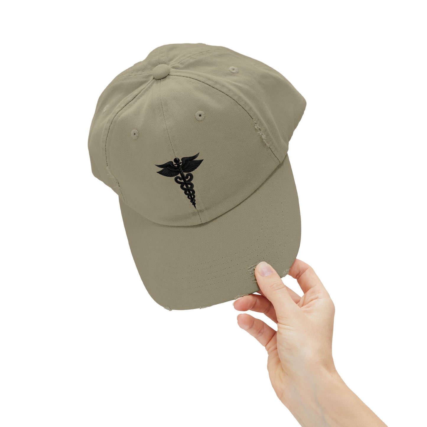 Unisex Distressed Cap with Caduceus Design, Perfect Gift for Healthcare Workers, Casual Style for Every Occasion, Fashionable Medical [...]