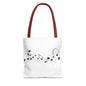 Musical Notes Tote Bag | Perfect for Music Lovers, Eco-Friendly Shopping