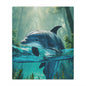 Dolphin Swim Minky Blanket – Tropical Underwater Ocean Throw