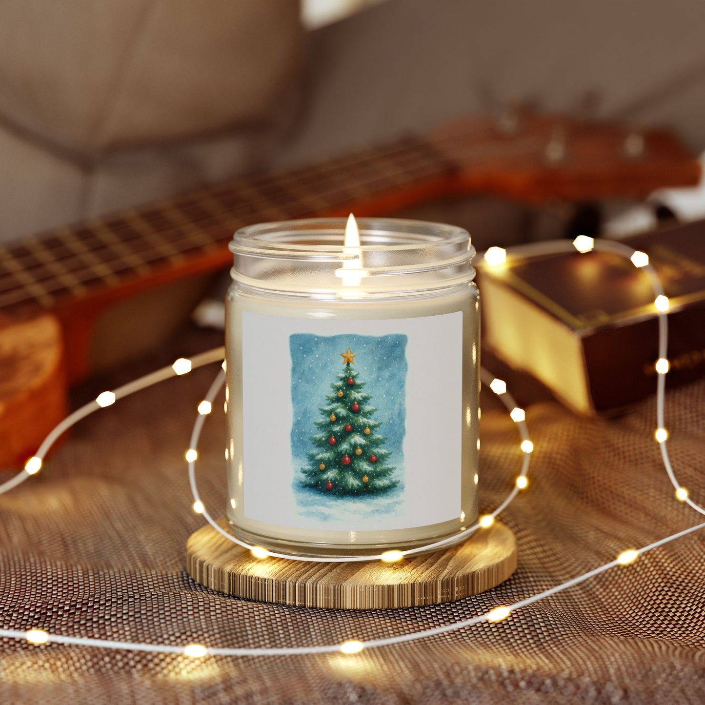 Christmas Tree Scented Candles | Cozy Holiday Decorative Candles