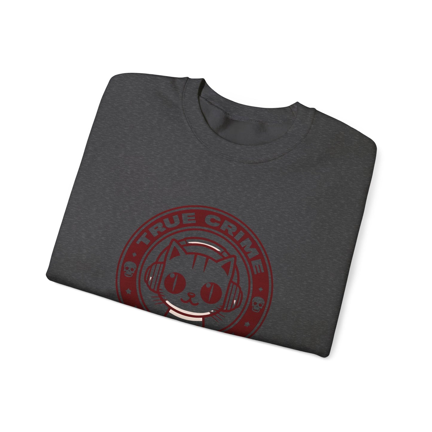 True Crime Freak Cat Crewneck Sweatshirt