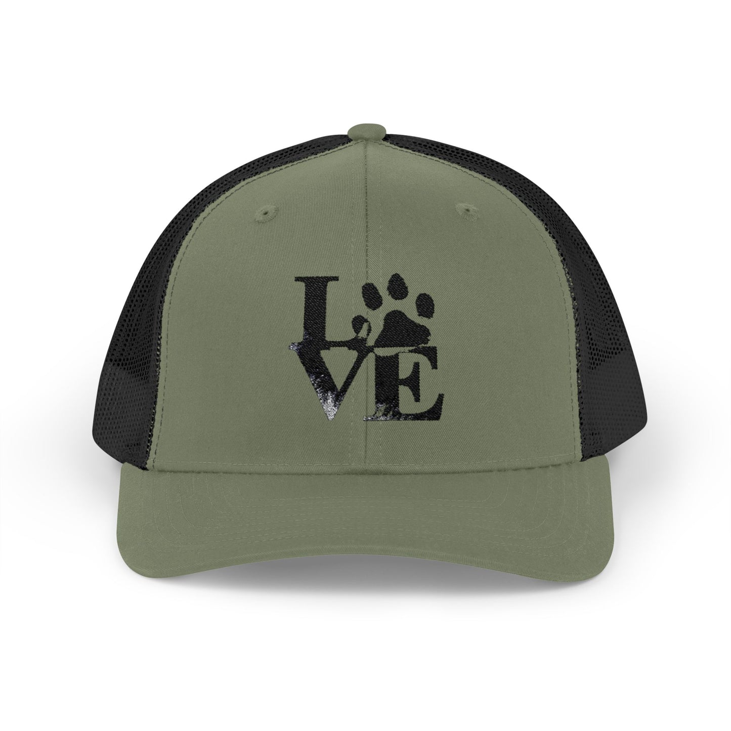 Love Paw Print Trucker Cap for Animal Lovers