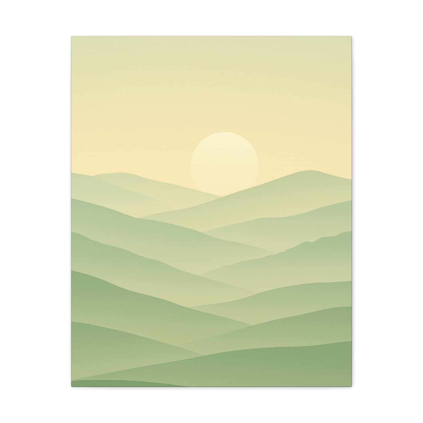 Matte Canvas, Stretched, 1.25" Sunset or Sunrise