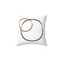 Chic Minimalist Square Pillow, Decorative Cushion, Modern Home Decor, Cozy Accent Pillow, Gift for Housewarming, Soft Polyester Pillow