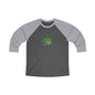 Chill Vibes Unisex Tri-Blend Raglan Tee - Leaf Design, Casual Tee, Comfortable Wear, Gift for Friends, Nature Lover Shirt