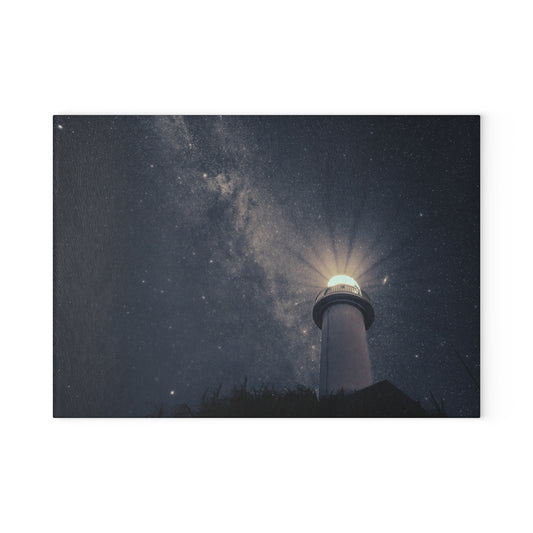 Lighthouse Glass Cutting Board - Unique Kitchen Decor