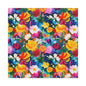 Vibrant Floral Matte Canvas Wall Art — Colorful Garden Print, Stretched 1.25"