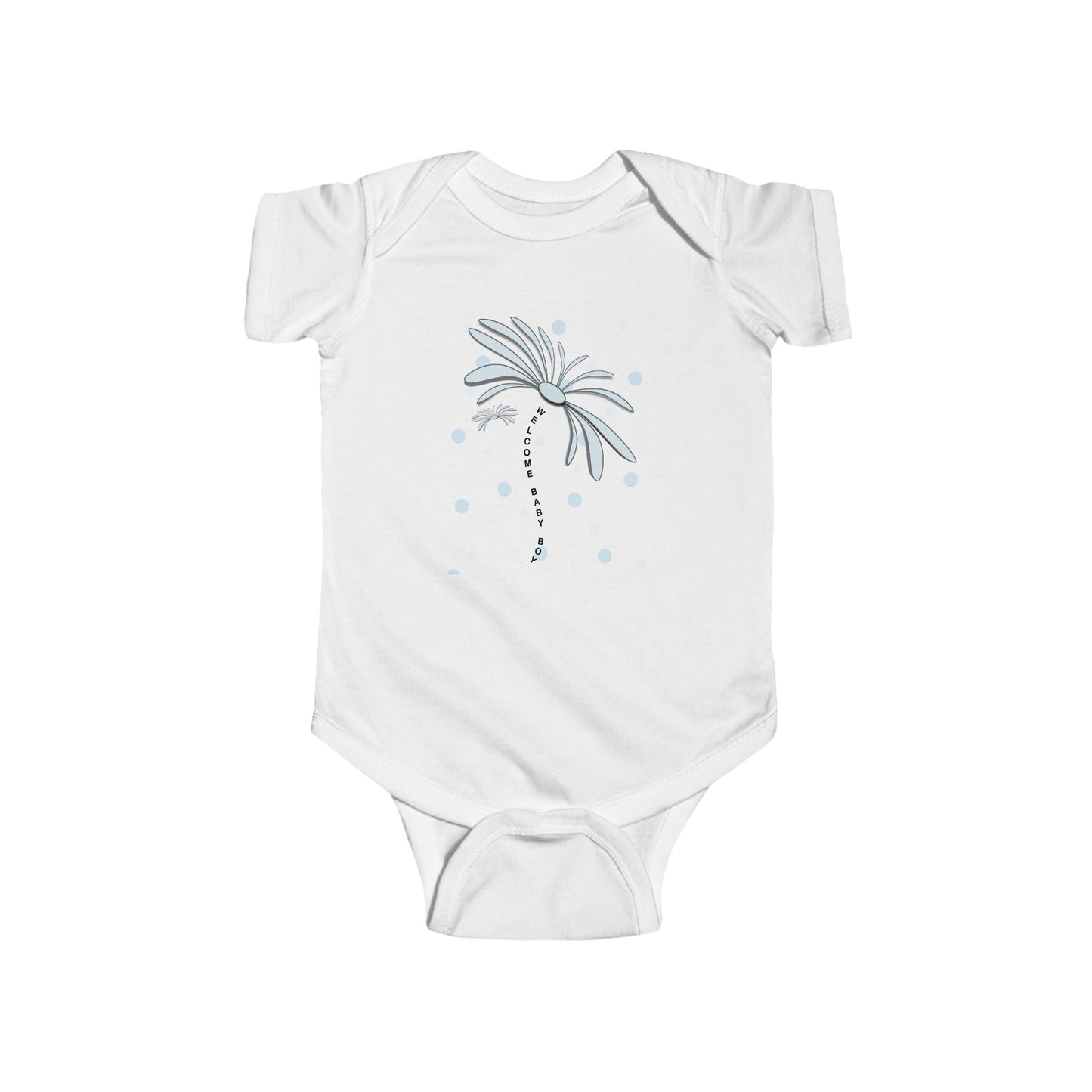 Infant Bodysuit with Adorable Palm Tree Design