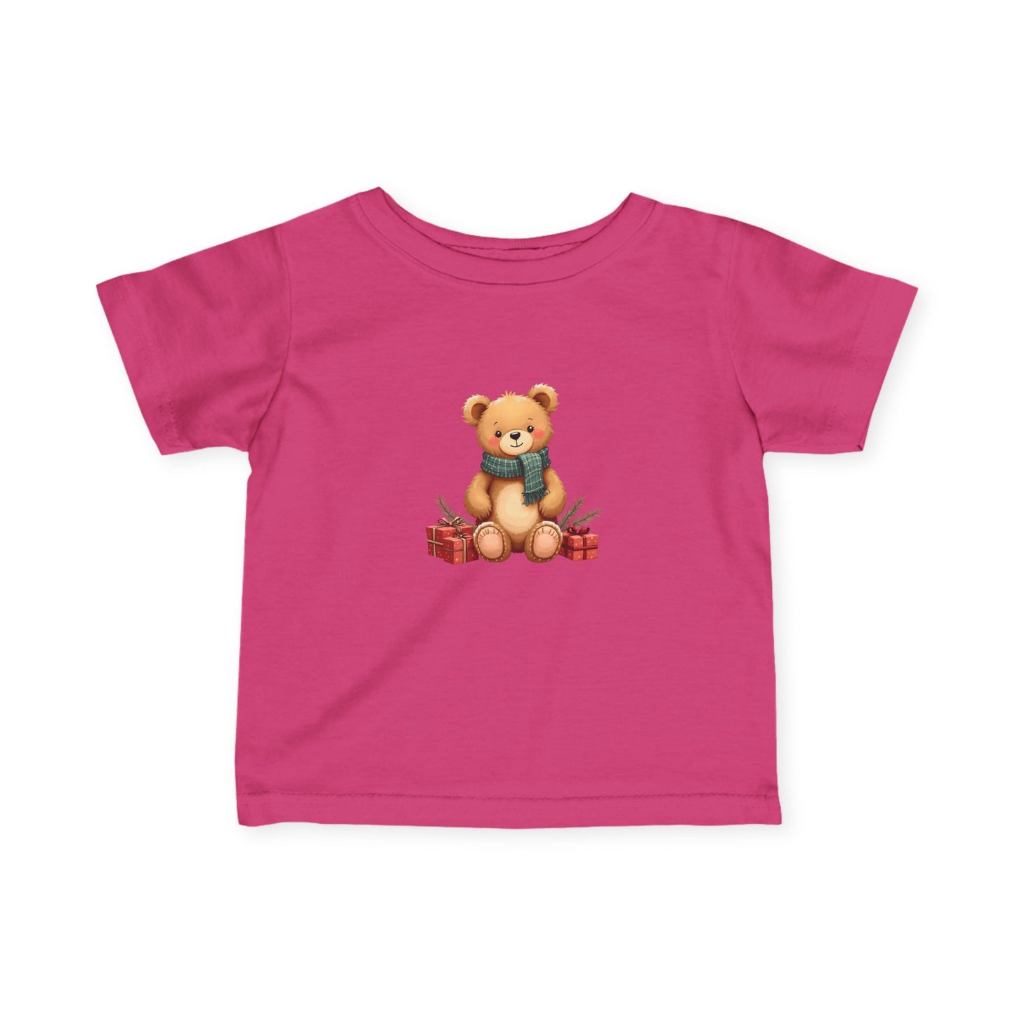 Infant Tee — Cute Teddy Bear with Presents Baby Shirt