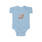 Adorable Personalized Baby Bodysuit, Infant Outfit - letter I, Baby Shower Gift, Toddler Clothing, Cute Baby Onesie