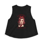 Women's Crop Top — 'Please Hold, Sarcasm Loading' Retro Pin-Up Tank