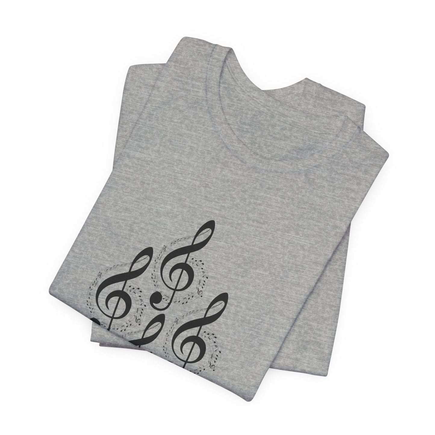 Musical Notes Tee - Perfect for Music Lovers, Casual Wear, Concerts, Festivals, Unique Gift Idea