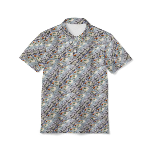 Money Patterned Unisex Polo Shirt