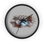 Rustic Eye Art Wall Clock, Unique Home Decor, Gift for Art Lovers