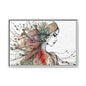Matte Canvas, Framed (Multi-color) - Girl Whispers