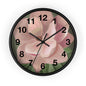 Floral Wall Clock - Elegant Timepiece, Home Decor, Gift for Flower Lovers, Mother's Day, Spring Decor, Nature Inspired