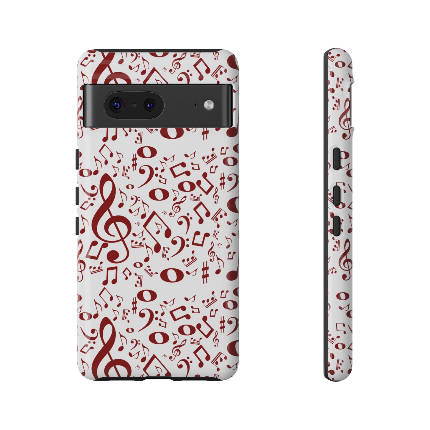 Musical Note Phone Case, Tough iPhone Cover, Gift for Musicians, Customizable, Music Lover's Accessory, Durable Phone Protection