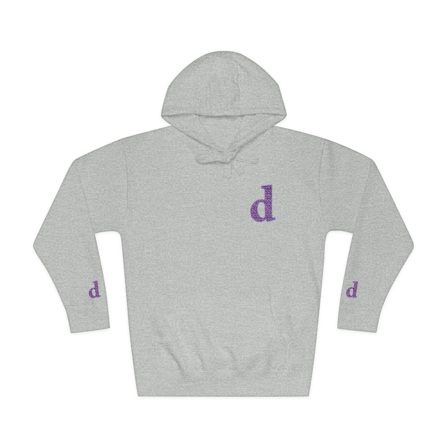 Floral Initial Unisex Fleece Hoodie | Cozy Casual Wear, Gifts for Her, Monogrammed Hooded Sweatshirt, Fall Fashion, Birthday Present