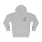 Floral Initial Unisex Fleece Hoodie | Cozy Casual Wear, Gifts for Her, Monogrammed Hooded Sweatshirt, Fall Fashion, Birthday Present