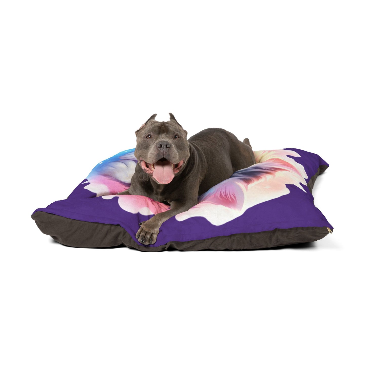 Cute Sleeping Cat Pet Bed — Soft Plush Cushion for Cats & Small Dogs