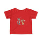 Infant Tee — Cute Cartoon Cats in Love Kids Shirt