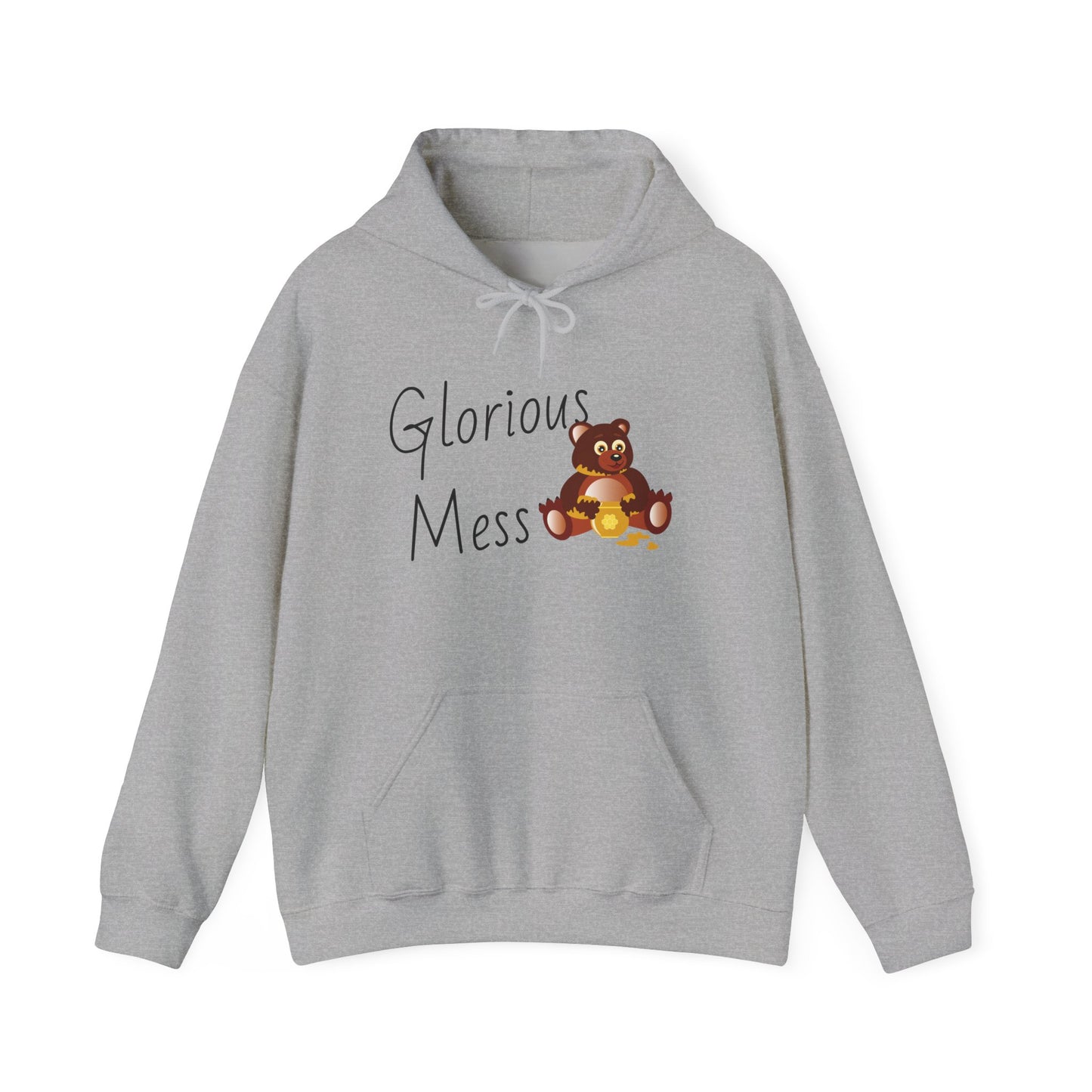 Glorious Mess Hoodie | Cute Bear Sweatshirt | Cozy Unisex Pullover for All Seasons | Perfect Gift for Friends & Birthdays | Funny [...]
