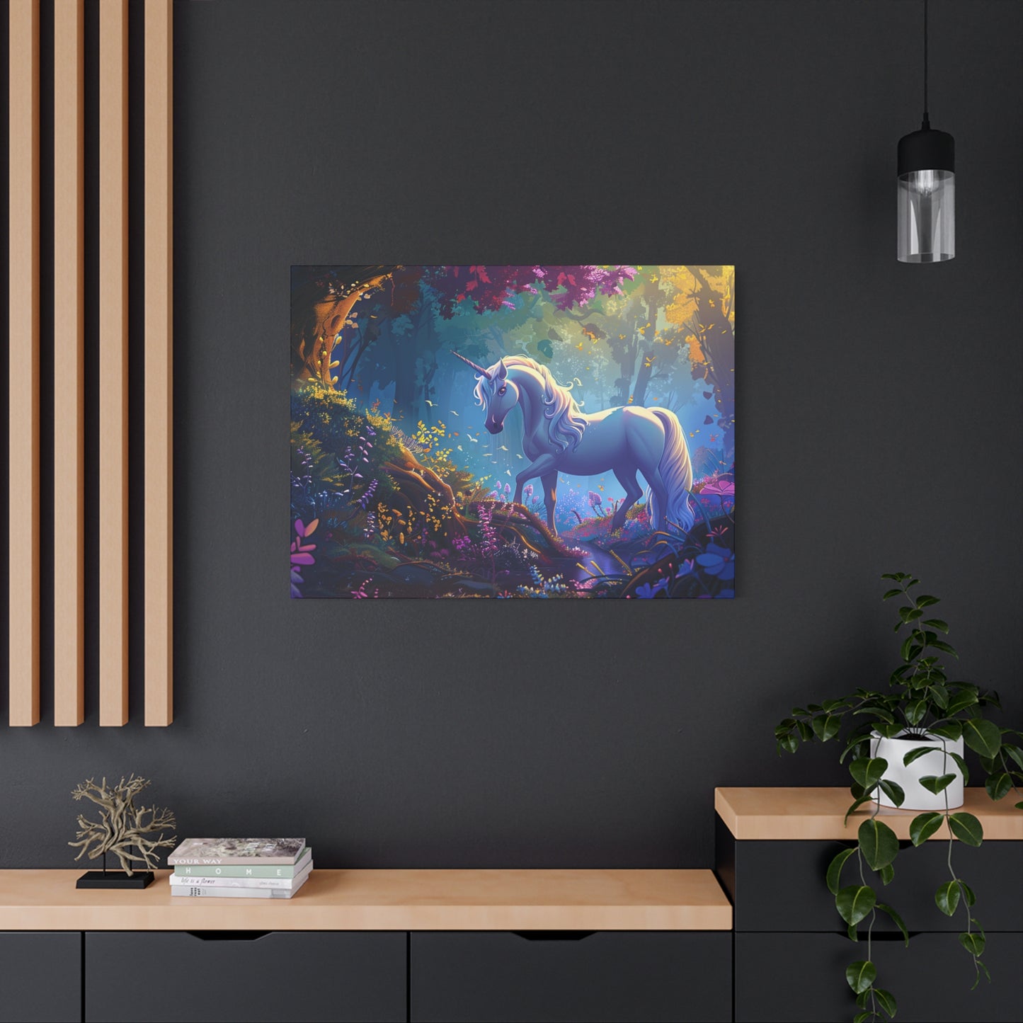 Matte Canvas, Stretched, 1.25" - Unicorn