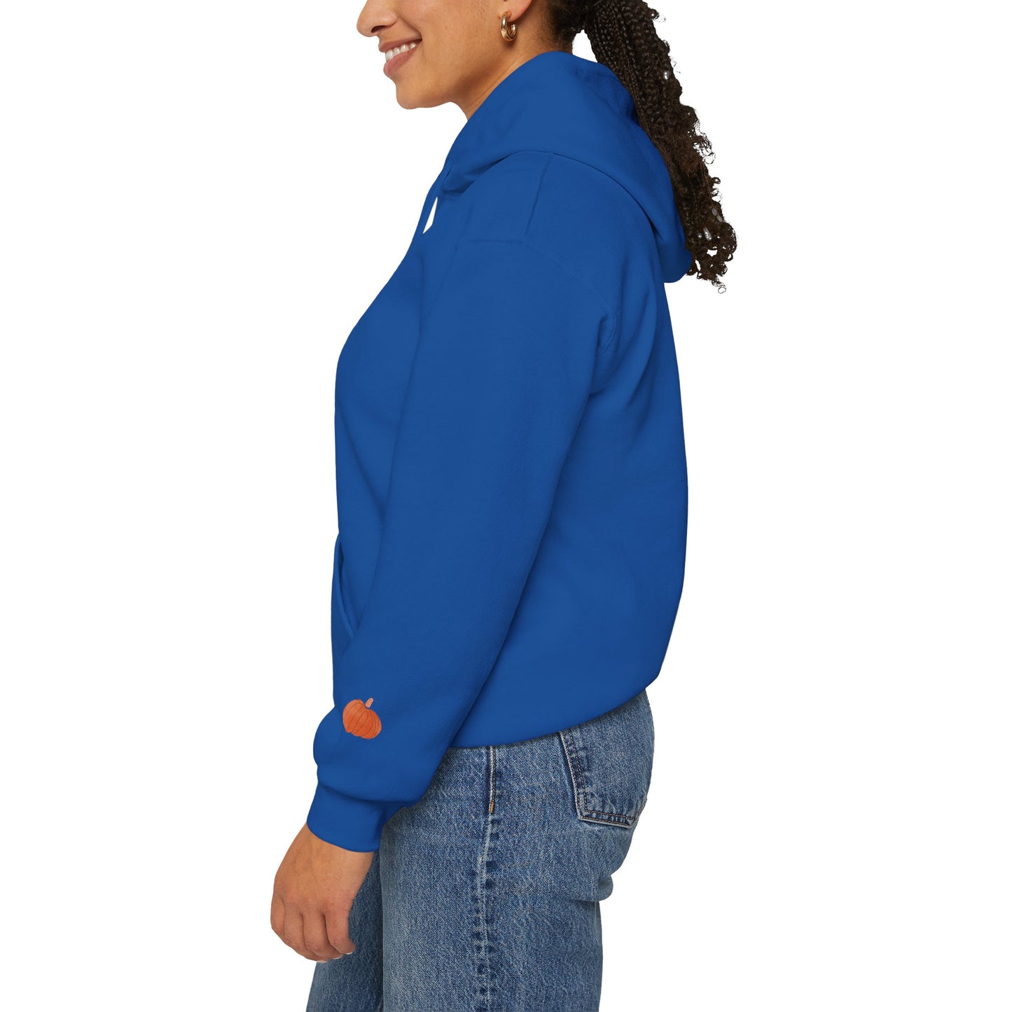 Cozy Fall Vibes Hoodie, Unisex Sweatshirt for Autumn, Pumpkin Design, Perfect for Thanksgiving, Gift for Friends, Seasonal Wear